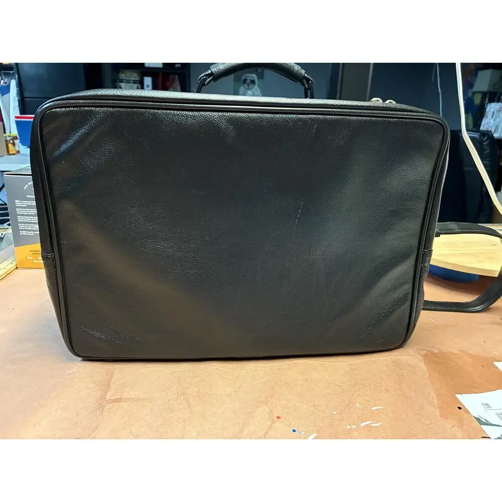 Vintage Case-Tek Leather Briefcase Bag | Genuine Leather Laptop Case